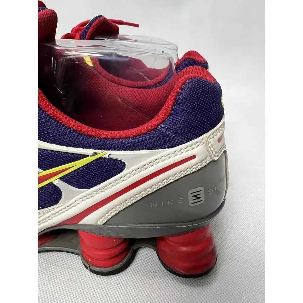Nike ID Shox Shoes Womens Size 9.5 purp/red/yel. 898281-992